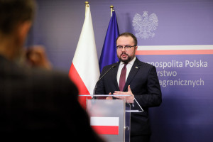 Paweł Jabłoński, sekretarz stanu w Ministerstwie Spraw Zagranicznych (fot. PAP)