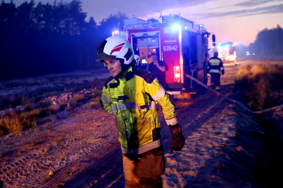 60 zastępów straży pożarnej walczyło z pożarem w Miasteczku Śląskim