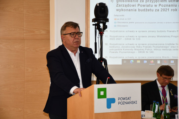 Jan Grabkowski starosta oznański (fot. mat. prasowe)