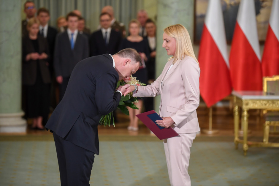 Posłanka koła Polskie Sprawy Agnieszka Ścigaj została powołana na funkcję ministra-członka Rady Ministrów (Fot. PAP/Andrzej Lange)
