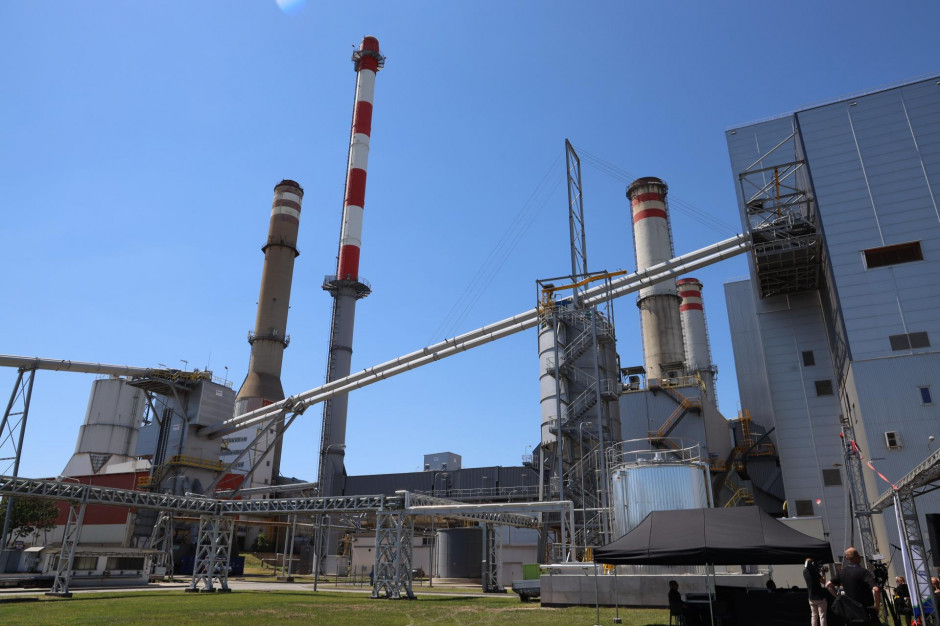 Zmodernizowane bloki biomasowe Elektrowni Konin wykorzystane będą przy produkcji zielonego wodoru (fot. mat. prasowe)