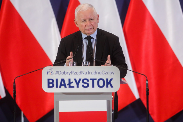 Jarosław Kaczyński (Fot. PAP/Artur Reszko)