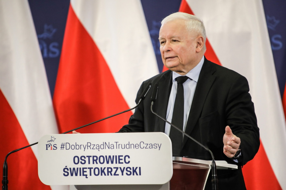Prezes Prawa i Sprawiedliwości Jarosław Kaczyński. (Fot. PAP/Adam Kumorowicz)