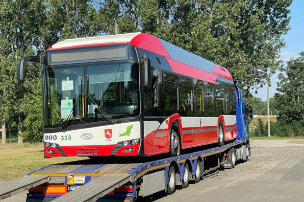 Konin ma pierwszy w Polsce autobus wodorowy wprowadzony na stałe do służby (fot. facebook.com/Piotr Korytkowski)