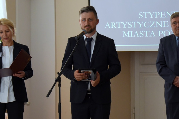 Marcin Kostaszuk otrzymał w drodze konkursu stypendium w wysokości 8 tys. zł (Fot. poznan.pl)