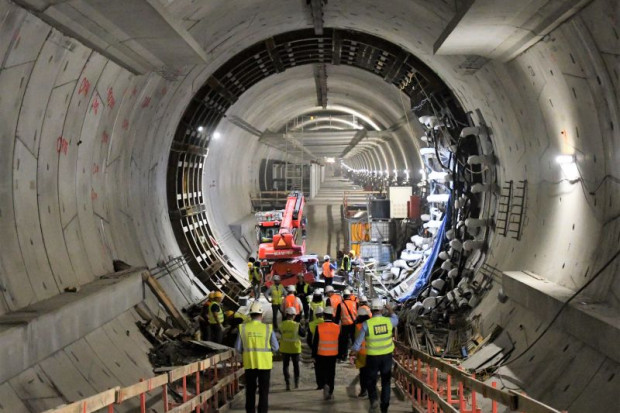 Najnowsze zdjęcia z budowy tunelu pod Świną pokazują skalę inwestycji (fot. UMŚ)
