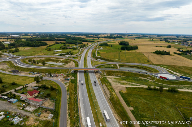 Odcinek A1 Toruń - Włocławek ma zostać rozbudowany w związku budową drogi z ekspresowej S10 łączącą Szczecin z Warszawą (fot.gddkia)