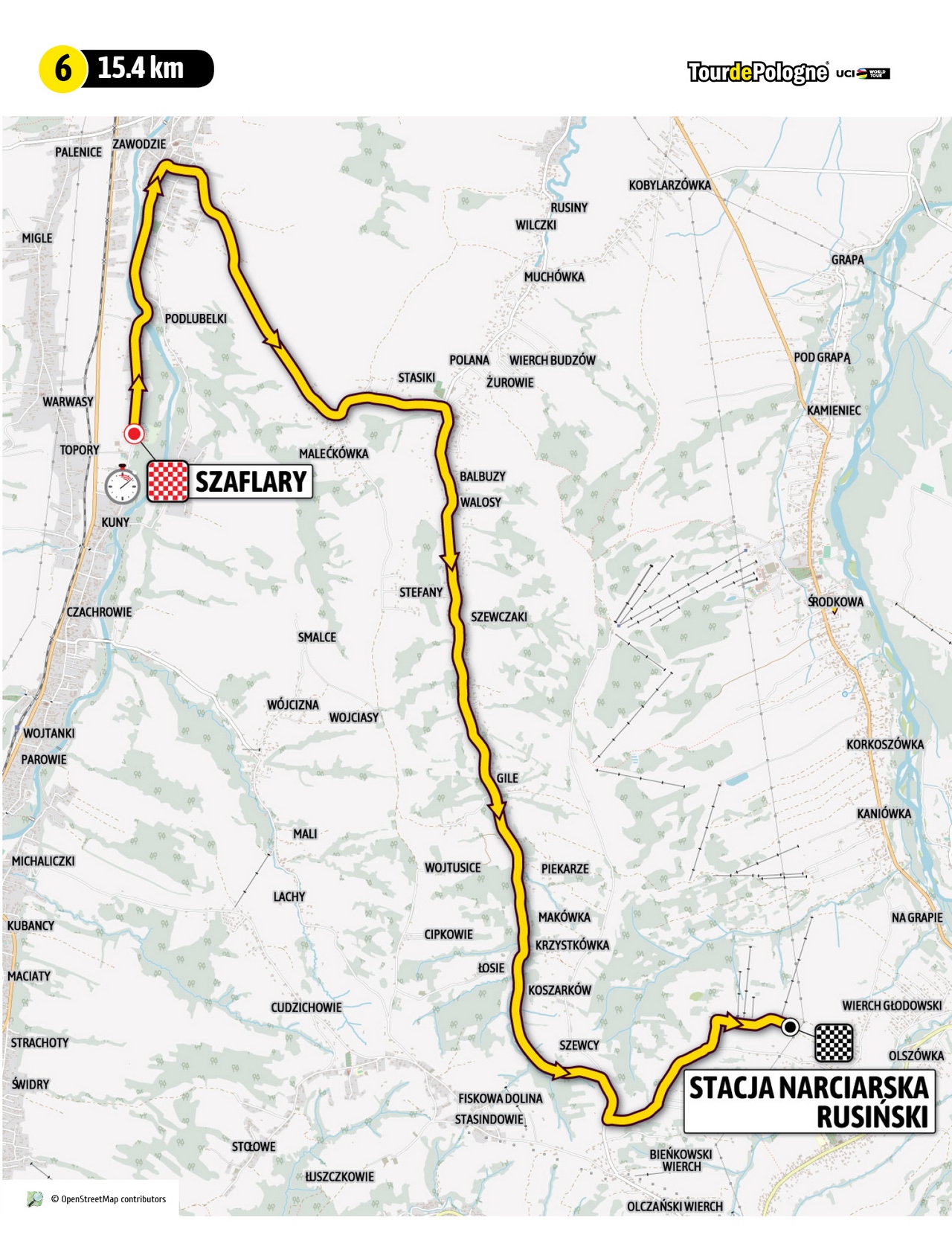 Etap 6 Tour de Pologne (źródło: tourdepologne.pl)