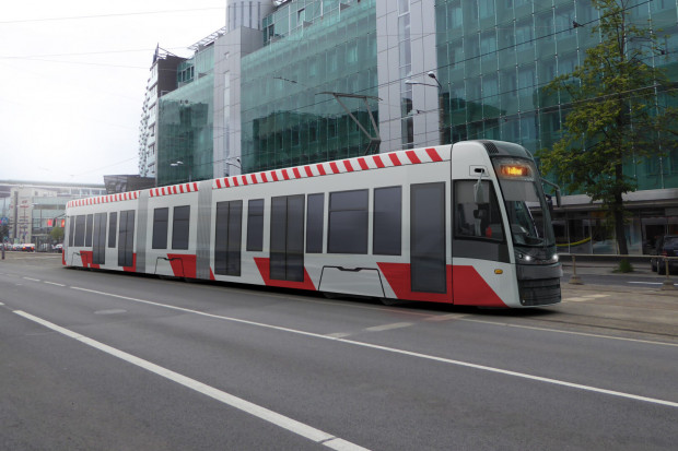 Tak będą wyglądać estońskie tramwaje wyprodukowane w Bydgoszczy (fot. Pesa)