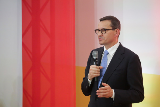 Premier Mateusz Morawiecki. (Fot. PAP/TomaszWaszczuk)