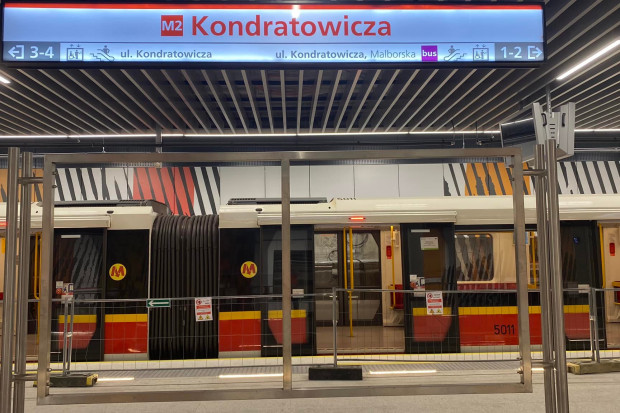 Stacje na kolejnym budowanym odcinku warszawskiego metra są już prawie gotowe (fot. Metro Warszawskie)