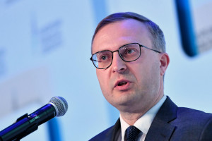 Prezes Polskiego Funduszu Rozwoju (PFR) Paweł Borys. (fot. PAP/ Adam Warżawa)