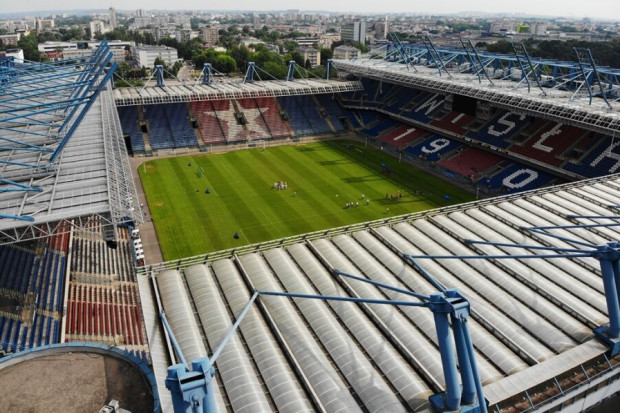 Stadion Wisły Kraków - tu ma się odbyć ceremonia otwarcia i zamknięcia Igrzysk Europejskich w 2023 r. (fot. UM Kraków)