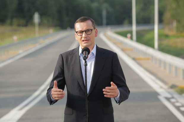 Premier Mateusz Morawiecki. (Fot. PAP/Tomasz Waszczuk)