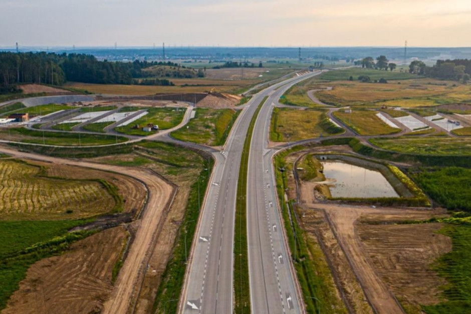 Wkrótce oddanie do ruchu odcinka drogi S61 Szczuczyn - Ełk Południe (fot.gov.pl)