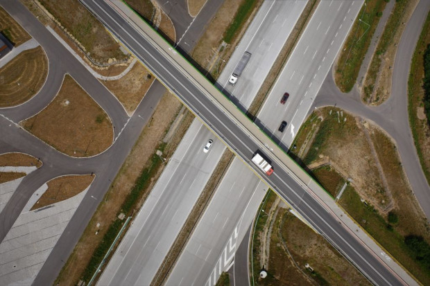 Autostrada A1 od Torunia do Włocławka na długości 35 km zostanie rozbudowana o trzeci pas ruchu (fot. mat. prasowe)