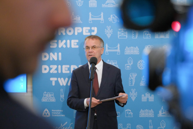 Wiceminister kultury Jarosław Sellin. (Fot. PAP/Mateusz Marek)