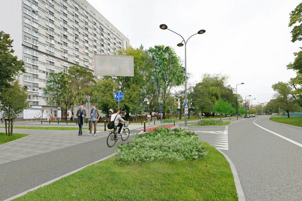 Tak będzie prezentować się ul. Marszałkowska po modernizacji (fot. UMW)