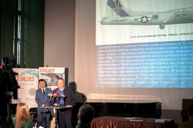Wrak samolotu został zlokalizowany w sierpniu br. podczas projektu "Wraki Zalewu Szczecińskiego 2022" (fot. Muzeum Oręża Polskiego)