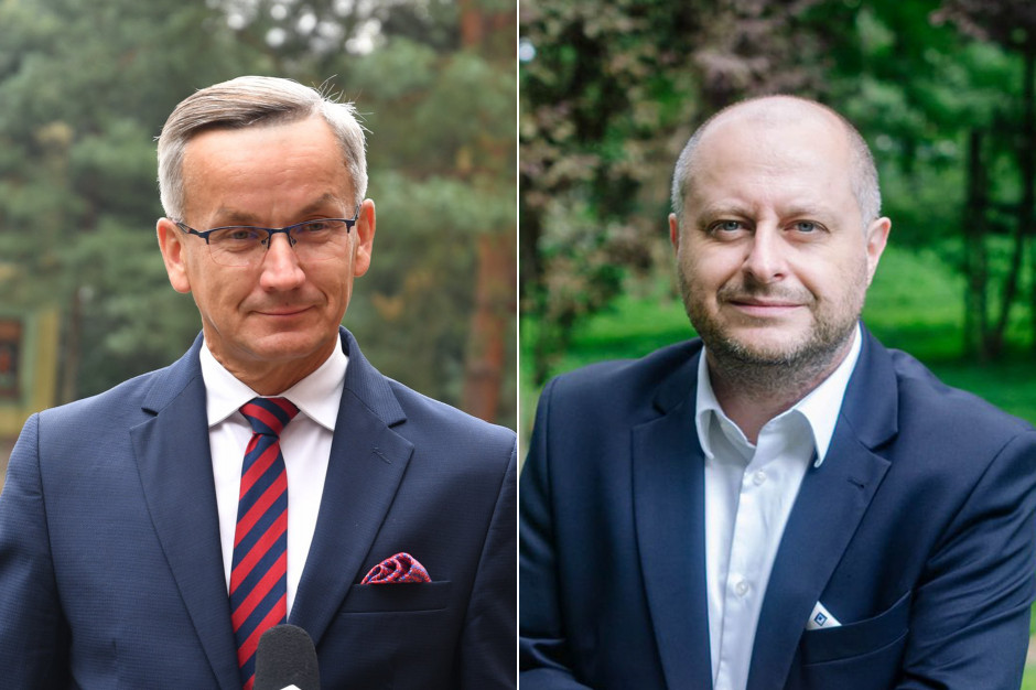 W drugiej turze przedterminowych wyborów na prezydenta miasta zmierza się Krzysztof Mejer i Michał Pierończyk (fot: arch. wł/facebook/kolażPTWP)