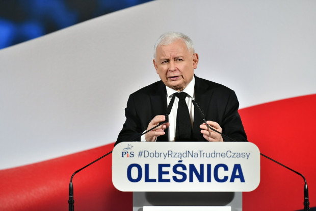 Jarosław Kaczyński (Fot. PAP/Maciej Kulczyński)