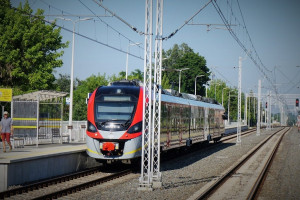 W ramach projektu wybudowana zostanie nowa, około 28-km, jednotorowa linia kolejowa (fot. Anna Hampel/PKP PLK)
