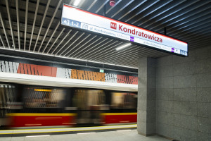 Nowy odcinek drugiej linii metra (wschodnio-północny) ma 3,9 kilometra, a jego tunele blisko 5,8 km (fot. mat. pras.)