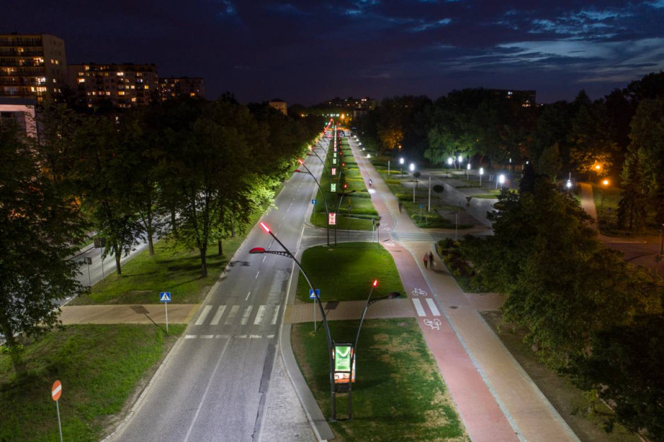 Dzięki automatycznemu sterowaniu lampami Tychy zaoszczędzą 30 proc. kosztów oświetlenia miejskiego (Fot. umtychy.pl)