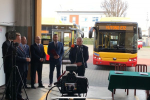 Do Łomży trafiły pierwsze z 12 zamówionych autobusów elektrycznych (fot. Busnex)