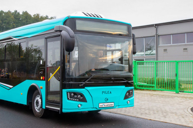 ARP E-Vehicles zaprezentowała nowy autobus Pilea 12E. Na zdjęciu jego poprzednik: Pilea 10E (fot. arpev.pl)