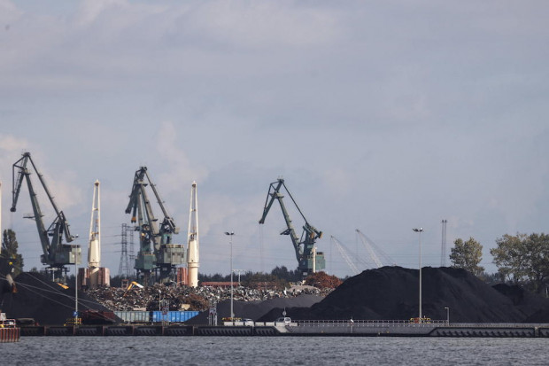 Thyssenkrupp AE nie wyklucza, że zakład postawie rejonie portu w Gdańsku Fot. PAP/Abaca