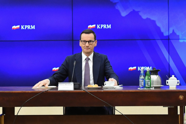 Premier Mateusz Morawiecki Fot. Radek Pietruszka/PAP