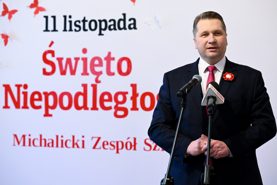 Szef MEiN Przemysław Czarnek. (Fot. PAP/Darek Delmanowicz)
