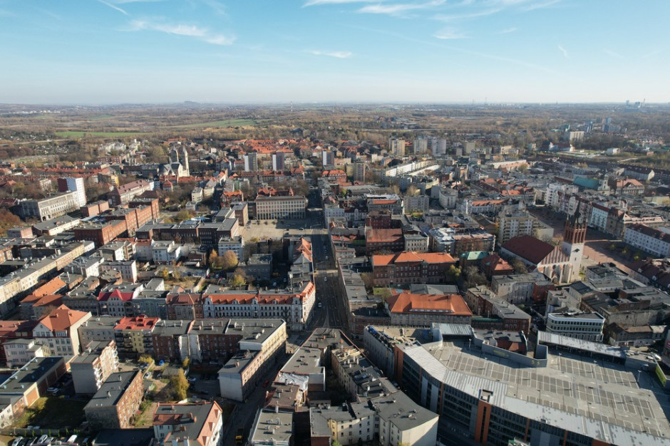 Bytom - panorama centrum miasta (Fot. UM Bytom)