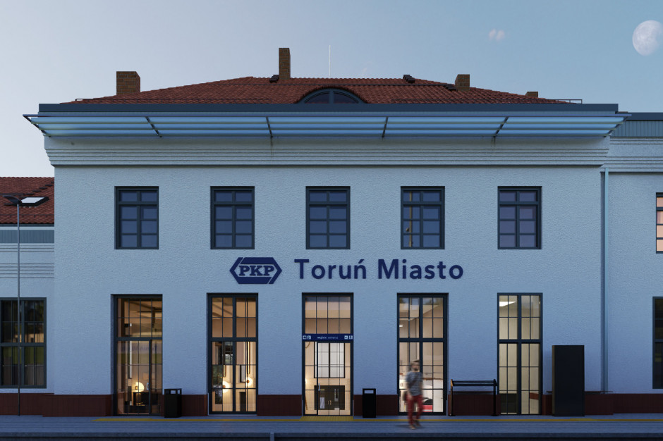Wizualizacja dworca Toruń Miasto (fot.MI) Wizualizacja dworca Toruń Miasto (fot.MI)