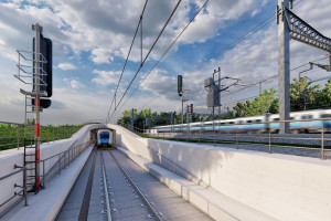 Jest pozwolenie na realizację tunelu Kolei Dużych Prędkości w Łodzi (fot. twitter.com/CPK_PL)