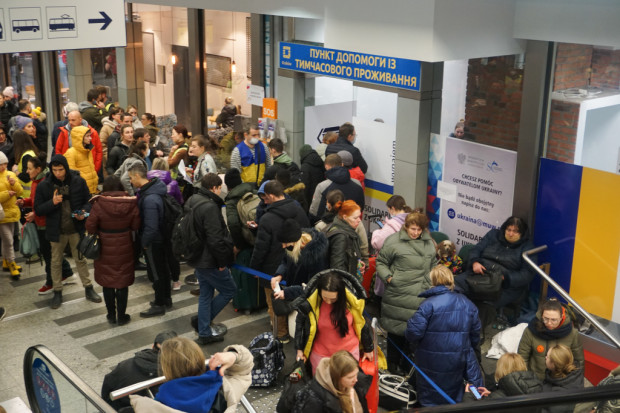 Zorganizowanie pomocy dla uchodźców było zdaniem burmistrzów jednym z największych wyzwań w 2022 r. (Fot. Anna Duda/krakow.pl)