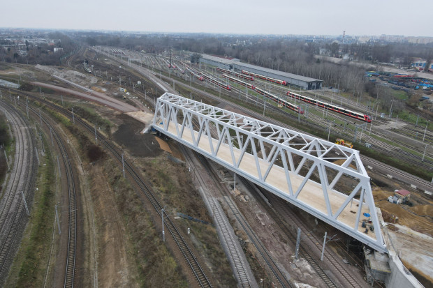 Zrealizowany przez Budimex wiadukt jest częścią kontraktu Warszawa Zachodnia (fot. mat.pras.)
