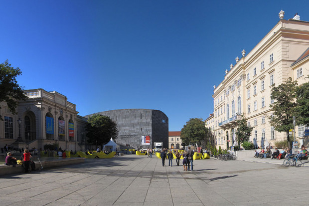 Dzielnica Muzealna usytuowana blisko centrum Wiednia. Fot. wikipedia/Justass (talk)/CC BY-SA 3.0