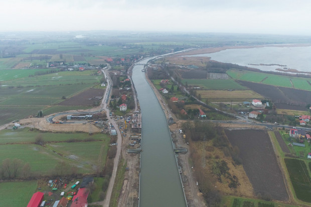 W II etapie na rzece Elbląg przebudowywany jest tor wodny na odcinku o długości około 10,4 km (fot. umgdy.gov.pl)