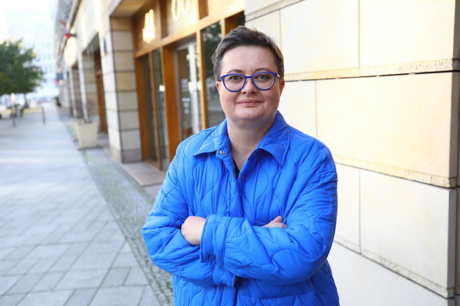 Posłanka Katarzyna Lubnauer (KO), przewodnicząca sejmowej Podkomisji ds. jakości kształcenia i wychowania (Fot. PAP/Rafał Guz)