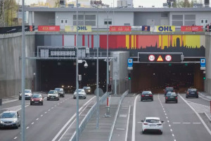 Tunel pod Martwą Wisłą w Gdańsku zostanie zamknięty w nocy z 4 na 5 lutego (fot. Jerzy Pinkas/www.gdansk.pl)