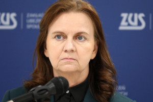 Prezes Zakładu Ubezpieczeń Społecznych (ZUS) Gertruda Uścińska (fot. PAP/Tomasz Gzell)