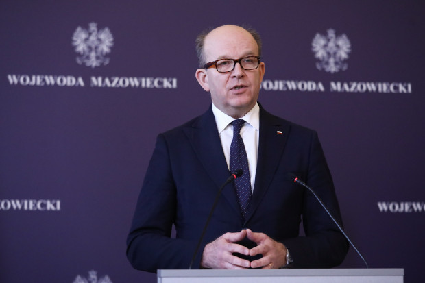 Wojna to jest straszliwa tragedia, która ma miejsce, na szczęście nie tutaj, ale ma miejsce i ma wymiar trudny do opisania - powiedział Konstanty Radziwiłł (fot. PAP/Tomasz Gzell)
