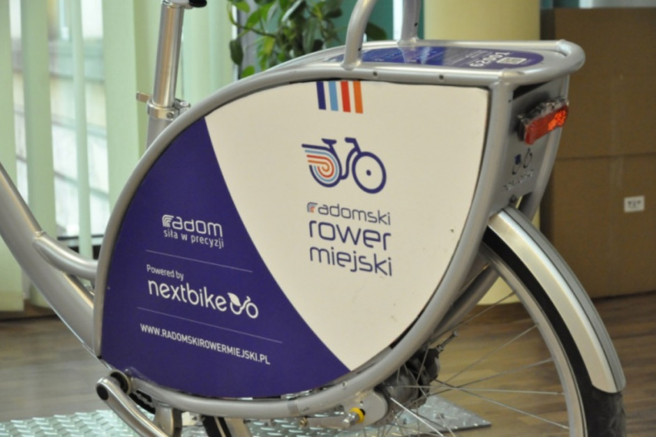 System rowerów miejskich ruszył w Radomiu w 2017 r. (fot. MOSiR Radom)