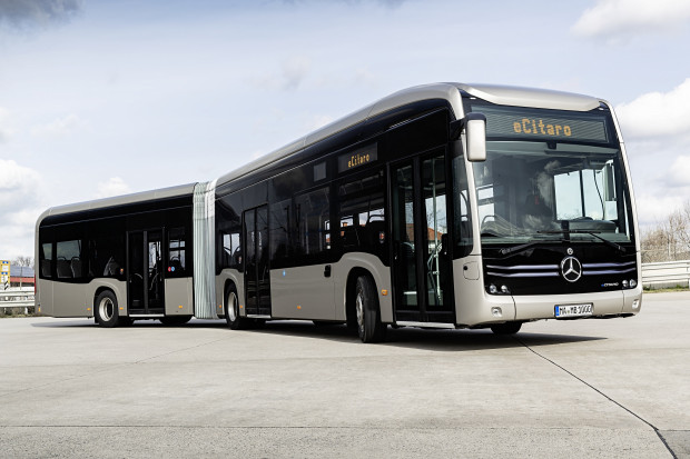 Testowany w dniach 11-20 marca będzie 18-metrowy zostanie autobus Mercedes-Benz eCitaro G (Fot. UM Wrocławia)