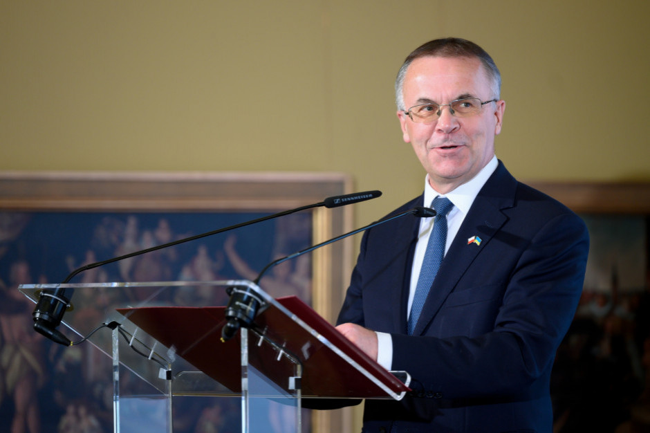 Wiceminister kultury Jarosław Sellin.(fot. PAP/Jakub Kaczmarczyk)