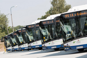 Według danych na koniec lutego 2023 r. w miejskich flotach komunikacyjnych było 846 autobusów elektrycznych (Fot. mpk.krakow.pl)