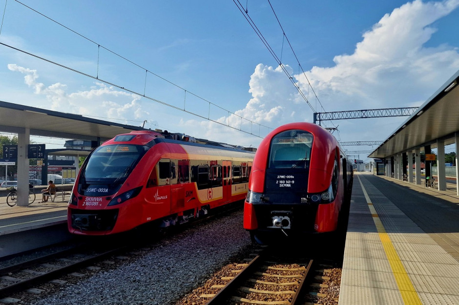 Pociągi warszawskiej Szybkiej Kolei Miejskiej kursują między stolicą a okalającymi ją miejscowościami (Fot. SKM Warszawa)