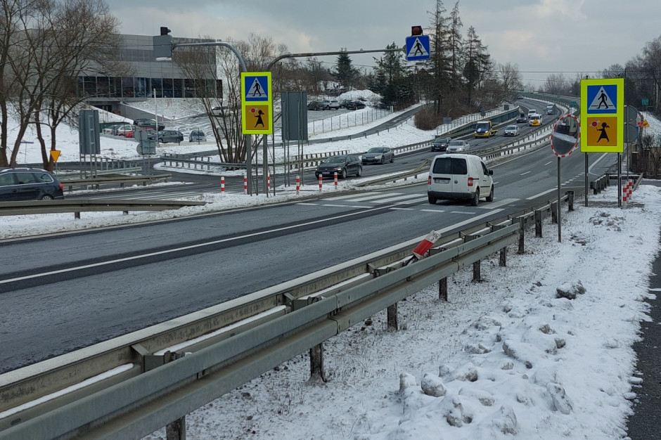 DK7 Libertów przejście dla pieszych (fot. GDDKiA) DK7 Libertów przejście dla pieszych (fot. GDDKiA)